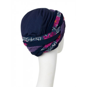 Guna turban, Night Blue, Vascoza din Bambus-2