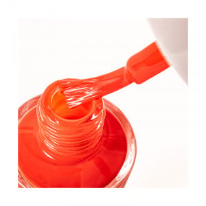 Meme Cosmetics, Lac de unghii cu siliciu, Rosu-portocaliu, 10ml