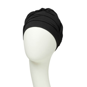 Sena turban, Black, Bumbac Caretech Supima-1