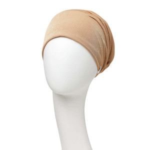 Turban Set Boho Scarlett, Toffee & Caramel Mix, Poliester/Captuseala Vascoza din bambus-4