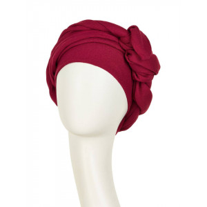 Turban Set BOHO SPIRIT SAPPHIRE, Wine Red