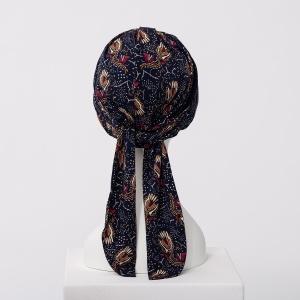 Beatrice turban cu panglica, Amber Garden, Vascoza din bambus-1