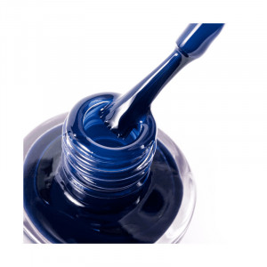 Meme Cosmetics, Lac de unghii cu siliciu, Albastru marin, 10ml