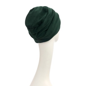 LEA • V turban, Cadet Green, Captuseala Bumbac&Vascoza-2