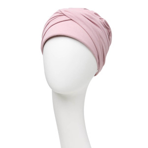 Mila turban, Woodrose, Bumbac Caretech Supima-1