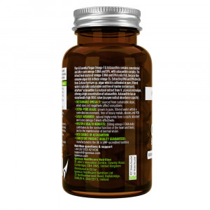Pure & Essential Vegan Omega-3 & Astaxanthin, 60cps, Igennus Healthcare Nutrition-6