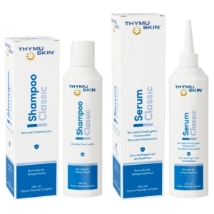 Sampon si Ser, THYMUSKIN CLASSIC, pentru regenerare par, 200ml, PROMO-1