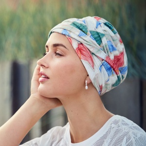 Shakti turban, Tropical Blossoms, Panza de In