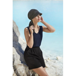 BB Briana turban, Steel Grey - colectia Sun, Lana/Poliester