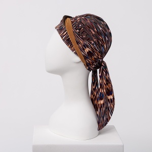 Beatrice turban cu panglica, Ikat Mystery, Vascoza din bambus-2