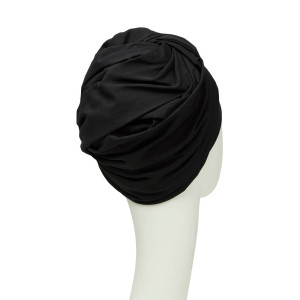 Sena turban, Black, Bumbac Caretech Supima-2