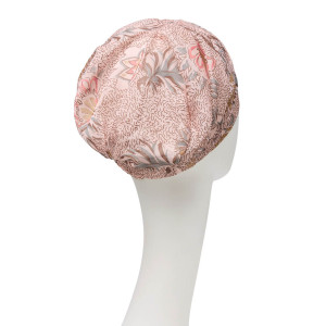 Turban Set Boho Amber, Pastel Rose Bouquet, Poliester/Captuseala Vascoza-2