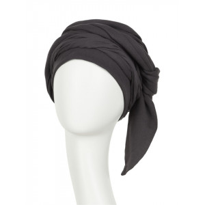 Turban Set BOHO SPIRIT SAPPHIRE, Stone Grey