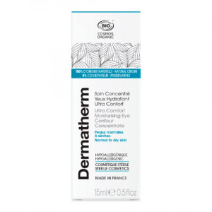 Dermatherm - Ultra Confort, Crema organica intens hidratanta pentru ochi, 15ml_box