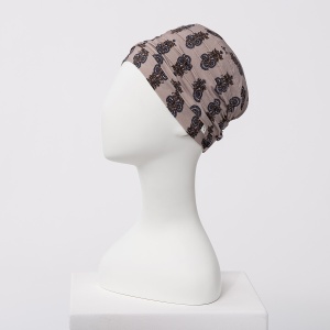 YOGA turban, Paisley Elegance, Vascoza din bambus-2