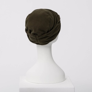 ZOYA • V turban, Kombu Green, Captuseala Vascoza din bambus-5
