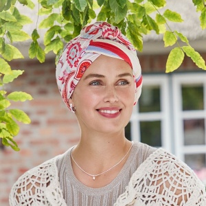 BEATRICE turban cu panglica, Paisley Sweets, Vascoza din bambus