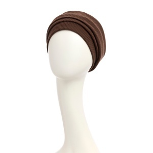 LEA • V turban, Dusty Walnut, Captuseala Bumbac&Vascoza-1