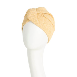 Lilly turban, Soft Yellow, Poliester/Captuseala Bumbac&Vascoza-1