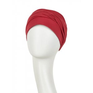 Mila turban, Red Lipstick, Bumbac Caretech Supima-1