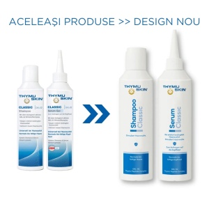Sampon si Ser, THYMUSKIN CLASSIC, pentru regenerare par, 200ml, PROMO-4