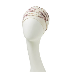 Shanti turban, Blooming Pinks, Vascoza din bambus-2