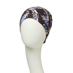 YOGA turban, Autumn Blues, Vascoza din bambus-1