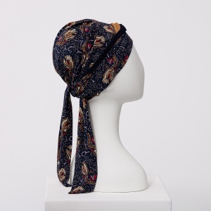 Beatrice turban cu panglica, Amber Garden, Vascoza din bambus-2