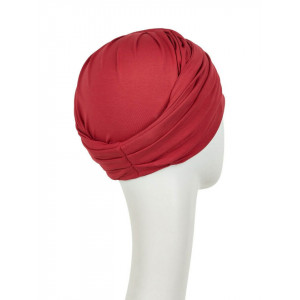 Mila turban, Red Lipstick, Bumbac Caretech Supima-2