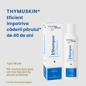 Eficienta Sampon THYMUSKIN CLASSIC, contra caderii parului, 200ml