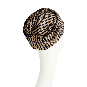 Turban Boho Ruby Skye, Velvet Lines, Catifea/Captuseala Bumbac&Vascoza-2