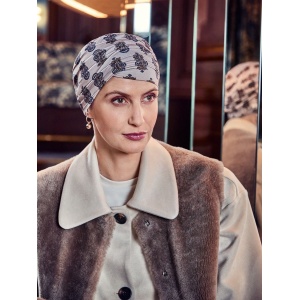 YOGA turban, Paisley Elegance, Vascoza din bambus