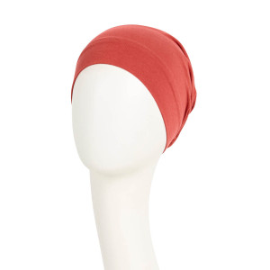 EMMY turban, Dusty Red, Bumbac/Vascoza-1