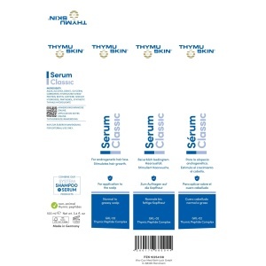 Ambalaj si Cod EAN Ser, Tratament Caderea Parului si Regenerare, THYMUSKIN CLASSIC, 100ml