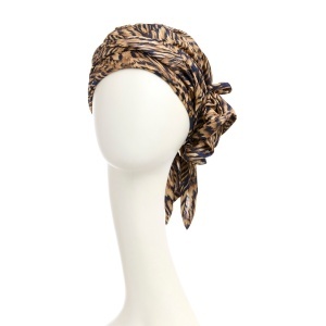 Turban Set Boho Juvela, Waves of Blue, Poliester/Căptușeala Bumbac&Vascoza