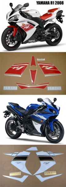 Set stickere moto Yamaha YZF R1 2008