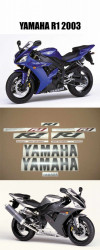 Set stickere Yamaha YZF R1 2002-2003