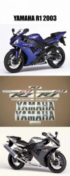 Set stickere Yamaha YZF R1 2002-2003