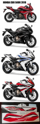 Set stickere Honda CBR 500R 2018