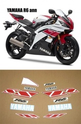 Set stickere moto Yamaha YZF R6 model aniversar