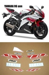 Set stickere moto Yamaha YZF R6 model aniversar