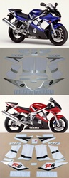 Set stickere moto Yamaha YZF R6 2002
