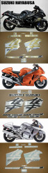 Set stickere SUZUKI HAYABUSA 1998 - 2007