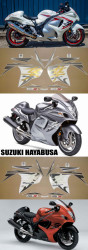 Set stickere moto SUZUKI HAYABUSA 2008-2010