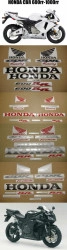 Set stickere Honda CBR 600rr-1000rr