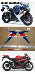 Set stickere moto SUZUKI GSX - R 600-1000 K6 K7