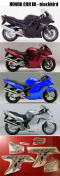 Set stickere Honda CBR XX - Blackbird