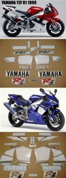 Set stickere moto Yamaha YZF R1 1999 - 2000