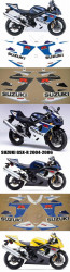 Set stickere SUZUKI GSX - R 2005 - 2006