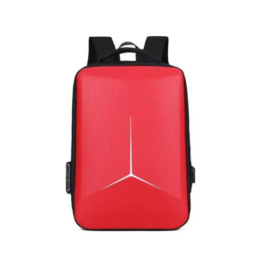 Раница за унисекс, Lorcan GT3749, USB порт, червена